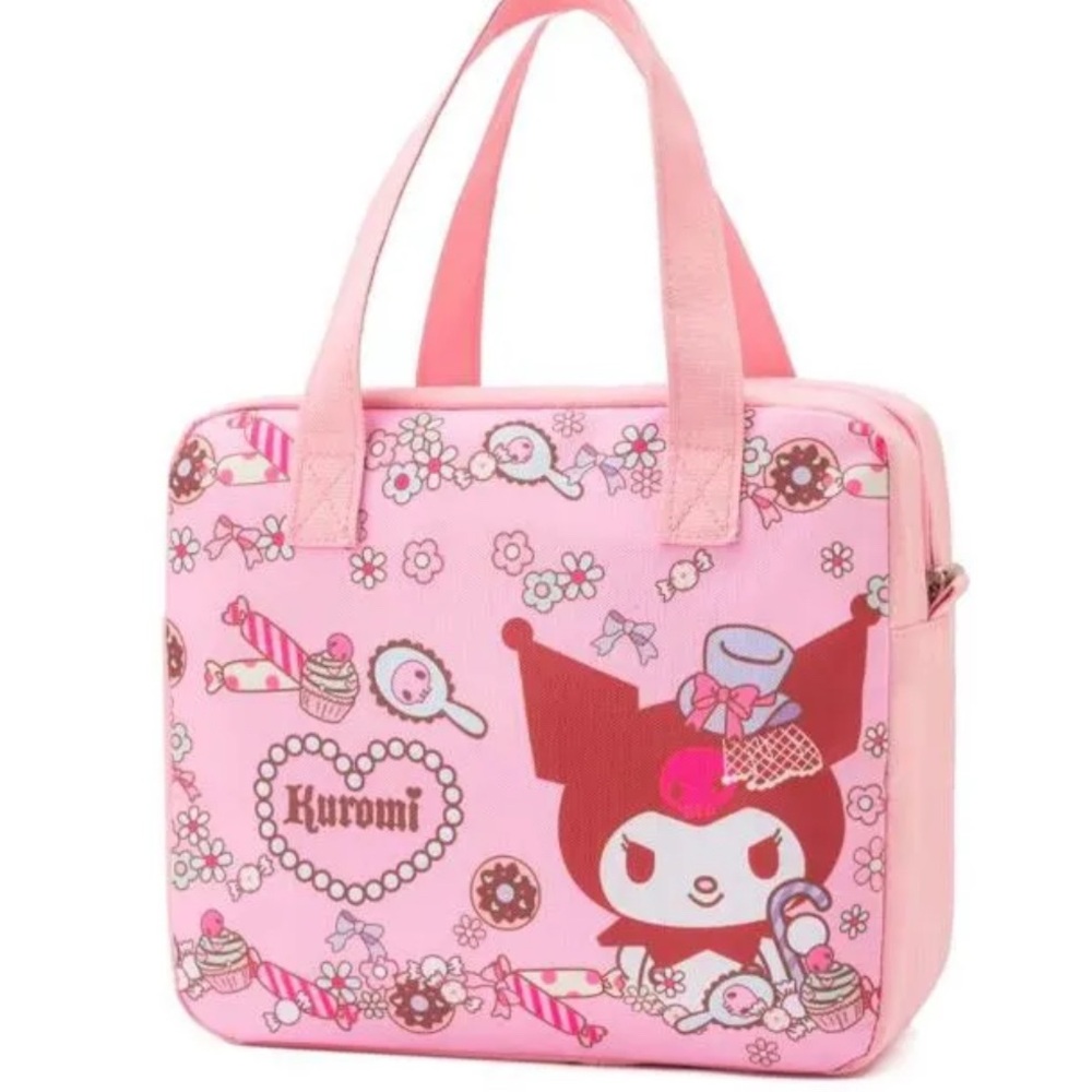 Kuromi Pink Insulated Lunch Bag